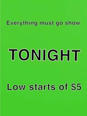 Posting for a live show